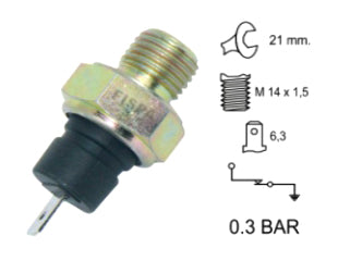 BULBOS DE PRESION DE ACEITE FIAT UNO/DUNA/FIORINO 1.7 D/147/TIPO/REGATA/TEMPRA/DUCATO / ALFA ROMEO 155/164/SPIDER 1.8-2.0 TS_