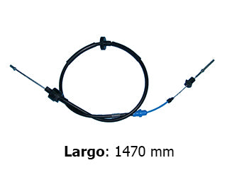CABLES DE EMBRAGUE LIVIANOS FORD ESCORT 1.6 AP 93/.. CAJA MQ - CON REGULADOR - LARGO 1470 MM - FREMEC 3663_