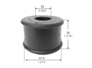 BUJES DE SUSPENSION LIVIANOS IVECO DAILY BUJE BARRA ESTABILIZADORA DELANTERA_