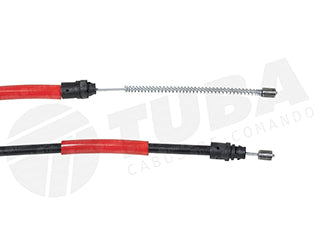 CABLES FRENO DE MANO LIVIANOS RENAULT MEGANE 1.4-1.6 96/.. FRENO TRASERO DERECHO/IZQUIERDO A CAMPANA - LARGO 1468 MM_