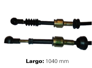 CABLES CAMBIOS - SELECTORA DE CAJA LIVIANOS PEUGEOT BOXER / CITROEN JUMPER / FIAT DUCATO 2.5-2.8TDI 99/02 CAJA ML-ENGANCHE-ROTULA GRANDE-L:1040