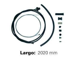 CABLES DE ACELERADOR LIVIANOS PEUGEOT BOXER 2.5/J5 / CITROEN JUMPER/C15 / FIAT DUCATO KIT PARA ARMAR - LARGO 2020 MM - FREMEC 3081