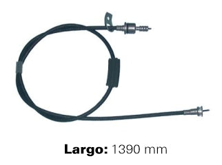 CABLES VELOCIMETRO LIVIANOS FORD FALCON 62/81 CAJA 3 VELOCIDADES - LARGO 1390 MM - CON BULBO Y TUERCA 5/8 - FREMEC 1201_
