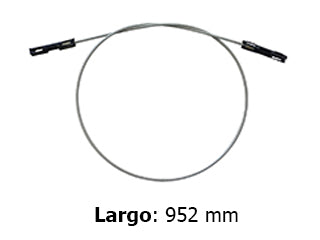 CABLES FRENO DE MANO LIVIANOS FORD RANGER XHD 97/.. FRENO INTERMEDIO 112 PULGADAS - LARGO 952 MM - FREMEC 3523_