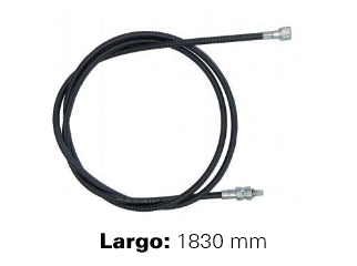 CABLES VELOCIMETRO LIVIANOS PEUGEOT 504 69/82 CON PALETA Y TUERCA M12 - LARGO 1830 MM - FREMEC 1410_