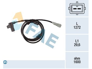 SENSORES DE ABS PEUGEOT 306/PARTNER/RANCH 1.1-1.4-1.6-1.8-1.8 D-1.9 D-1.9 TD-2.0-2.0 HDI DELANTERO AMBOS LADOS_