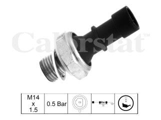BULBOS DE PRESION DE ACEITE FORD ESCORT 1.6 / DAEWOO KALOS 1.4/LANOS 1.3-1.5/LEGANZA 2.0-2.2/NUBIRA 1.8-2.0 0.5BAR_