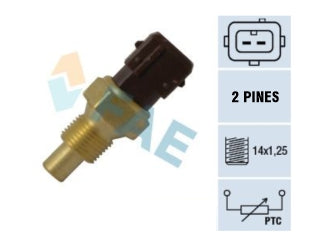 BULBOS TEMPERATURA DE AGUA PEUGEOT 106/306/405/406 PARTNER 1.4-1.6-1.8-2.0-1.9 D / CITROEN SAXO/XSARA/BERLINGO 2 PINES_