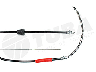 CABLES FRENO DE MANO LIVIANOS CHEVROLET C10/C20/D20/SILVERADO 97/.. PARTE DELANTERA - LARGO 2030 MM_
