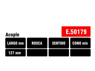 VARIOS SUSPENSION FORD F100 DUTY/F4000 99-12 MANGUITO DE ACOPLE GRUESO LARGO 127MM - RH 1X16_