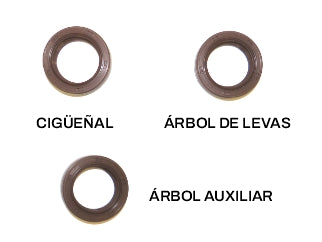 RETENES DE DISTRIBUCION KITS VOLKSWAGEN 1.6 D  RETENES CIGUENAL ARBOL DE LEVAS Y ARBOL AUXILIAR_