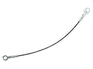 CABLES DE PUERTA FORD RANGER 94/11/COURIER 97/.. SOSTEN DE COMPUERTA TRASERA LADO IZQUIERDO LARGO 435 MM_