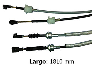 CABLES CAMBIOS - SELECTORA DE CAJA LIVIANOS FORD FOCUS 1.6 03/09-1.8 00/04 CAJA IB5 DOS CABLES UNIDOS CON GOMA - LARGO 1810 MM_