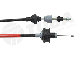 CABLES DE EMBRAGUE LIVIANOS PEUGEOT 206/207 1.9 D DW8-2.0 HDI DW10 06/.. ADAPTACION - REGULACION MANUAL - LARGO 900 MM_