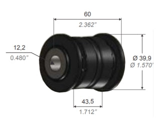 BUJES DE SUSPENSION LIVIANOS CHEVROLET ONIX/PRISMA/SONIC/COBALT/SPIN BUJE PARRILLA DELANTERA PARTE ANTERIOR_
