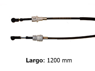 CABLES CAMBIOS - SELECTORA DE CAJA LIVIANOS FIAT CRONOS 1.3 8V-1.8 16V 18/.. ENGANCHE - LARGO 1200 MM_