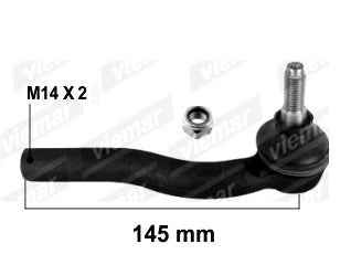 EXTREMOS DE DIRECCION LIVIANOS FIAT PALIO / SIENA / STRADA / FIORINO NUEVA 10/.. EXTREMO DERECHO LARGO: 145 MM ROSCA HEMBRA 14X2_