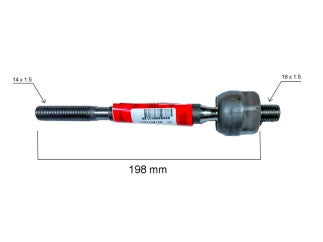 AXIALES/PRECAP CREMALLERAS NISSAN FRONTIER 08/16 /NAVARA 08/15 M16X1.5MM LARGO 198MM_