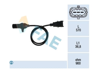 SENSORES DE ROTACION RPM HYUNDAI SANTA FE 2.2 CRDI 05/09_