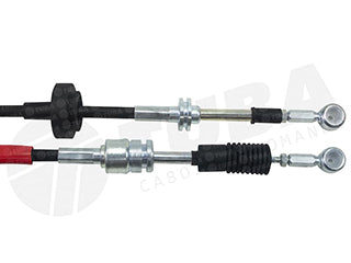 CABLES CAMBIOS - SELECTORA DE CAJA LIVIANOS IVECO DAILY 35S14-40S16-45S14-45S16-55C16 01/.. ENGANCHE - CABLE LARGO - LARGO 1835 MM_