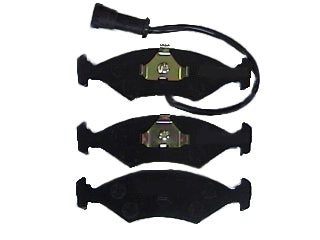 PASTILLAS DE FRENOS LIVIANOS FORD SIERRA XR4 2.3/ESCORT CABRIOLET XR3 90/94 DELANTERA 150.9X46.48X18 C/SENSOR ELECTRICO BIPOLAR_