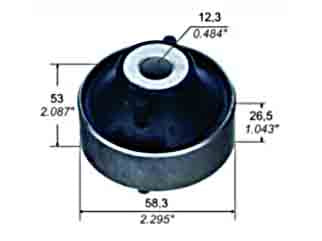 BUJES DE SUSPENSION LIVIANOS RENAULT KANGOO BUJE EJE TRASERO_