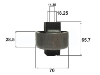 BUJES DE SUSPENSION LIVIANOS FIAT TORO / JEEP RENEGADE 15/../COMPASS 16/.. BUJE PARRILLA DELANTERA PARTE TRASERA_
