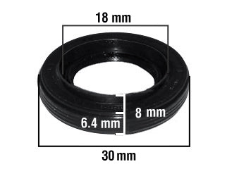 RETENES DIFERENCIAL Y CAJA LIVIANOS FORD / VOLKSWAGEN / SEAT-NBR-18.00X30.00X6.4/8.0-A 310-L_