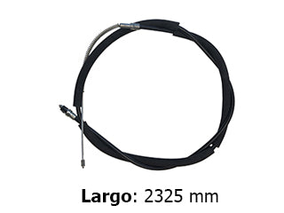 CABLES FRENO DE MANO LIVIANOS FORD RANGER 09/.. FRENO TRASERO DERECHO - LARGO 2325 MM_
