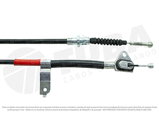 CABLES FRENO DE MANO LIVIANOS TOYOTA COROLLA 14/.. FRENO TRASERO DERECHO - LARGO 1995 MM_