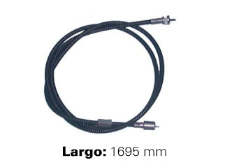 CABLES VELOCIMETRO LIVIANOS RENAULT 12 71/79 CON BULBO Y TUERCA M12 - LARGO 1695 MM - FREMEC 1110_