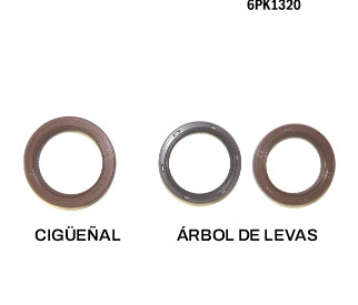 RETENES DE DISTRIBUCION KITS PEUGEOT/CITROEN 2.0 16V 143 CV EW10A RETENES CIGUENAL Y ARBOLES DE LEVAS_