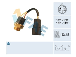 BULBOS TEMPERATURA ELECTROVENT CHEVROLET CORSA 105-100/120-115_