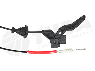 CABLES APERTURA CAPOT LIVIANOS CHEVROLET MERIVA 03/.. CON MANIJA - LARGO 1800 MM_
