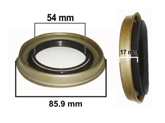 RETENES VARIOS TOYOTA HILUX 16/.. RETEN DIFERENCIAL TRASERO 54.00X85.90X17.00 MM - GIRO H_