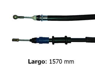 CABLES FRENO DE MANO LIVIANOS RENAULT MASTER III 3300-3500 L2/L3 2.3 DCI 13/.. FRENO TRASERO DERECHO/IZQUIERDO A DISCO-L: 1570MM -