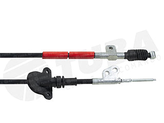 CABLES FRENO DE MANO LIVIANOS TOYOTA HILUX 16/.. CABLE ENSAMBLE FRONTAL-PALANCA - LARGO 1145 MM_