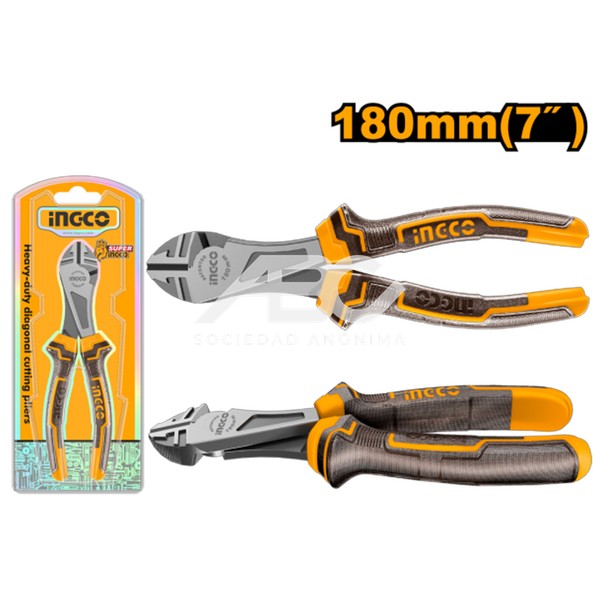 ALICATE CORTE OBLICUO INGCO HDCP08188