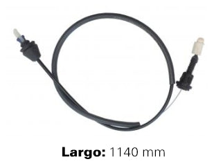 CABLES DE ACELERADOR LIVIANOS RENAULT CLIO II 1.9 D 98/.. LARGO 1140 MM - FREMEC 3104_