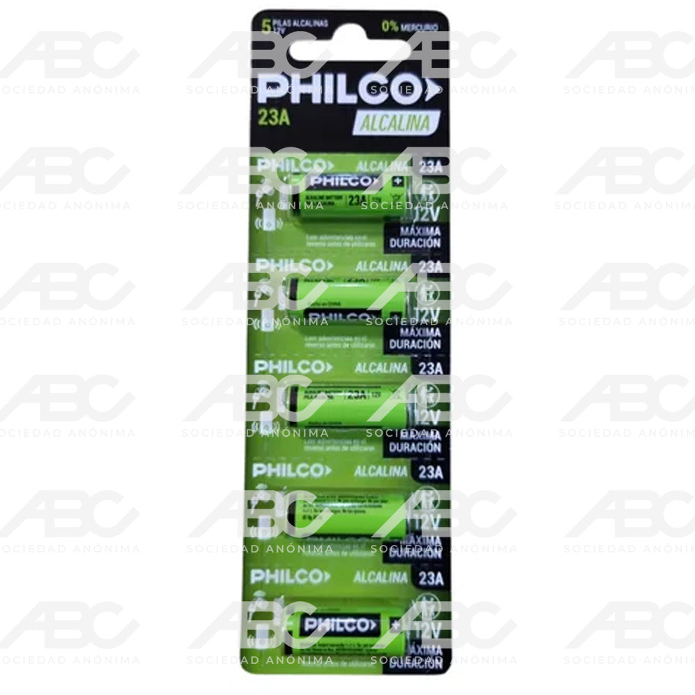 PILA A23 BLISTER X5 PHILCO 94A23B5PI