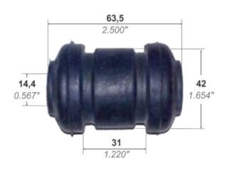 BUJES DE SUSPENSION LIVIANOS FORD FOCUS II/KUGA 08/.. BUJE PARRILLA DELANTERA PARTE ANTERIOR_
