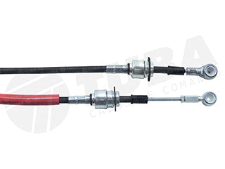 CABLES CAMBIOS - SELECTORA DE CAJA LIVIANOS FIAT PALIO/SIENA FASE I 1.3 16V FIRE 01/03 INSERCION - ROTULA GRANDE - LARGO 1100 MM_