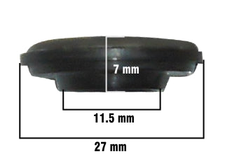 RETENES VARIOS FORD RANGER / CHEVROLET S10/BLAZER / MERCEDES SPRINTER 2.5-2.8 MAXION HS TAPA VALVULAS 11.5X27X7.5_