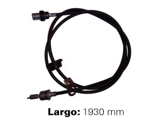 CABLES VELOCIMETRO LIVIANOS FORD F100/F150/F1000 74/81 LARGO 1930 MM - CON GUARDAPOLVO BULBO Y ACOPLE - FREMEC 1214_