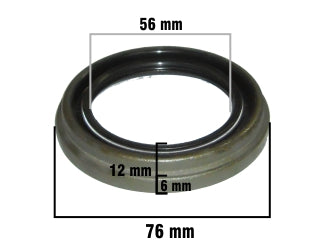 RETENES DE RUEDA LIVIANOS MITSUBISHI-NBR-56.00X76.00X6.0/12.0-A 197-L_