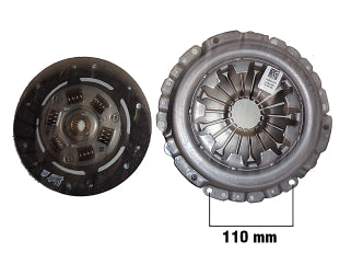 CONJUNTOS PLACA/DISCO EMBRAGUE FORD ECOSPORT/FIESTA/KA/FOCUS/COURIER 1.6 8V ROCAM DIAMETRO 190MM-17 ESTRIAS-NO INCLUYE CRAPODINA_