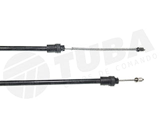 CABLES FRENO DE MANO LIVIANOS RENAULT SANDERO 07/.. FRENO TRASERO DERECHO/IZQUIERDO A CAMPANA - LARGO 1660 MM_