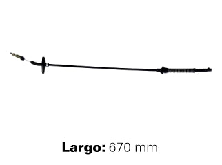 CABLES DE ACELERADOR LIVIANOS FORD F100/F250/F350 SIMPLE/F4000 3.9 TD 140HP CU MMINS LARGO 670 MM_