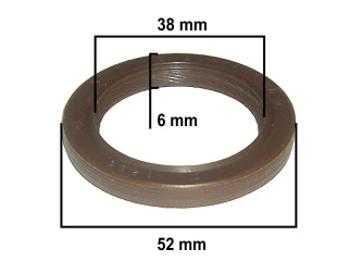 RETENES MOTOR LIVIANOS FORD FIESTA/COURIER 1.1-1.4 16V-1.6 8V ZETEC RETEN ARBOL DE LEVAS 35.00X52.00X6.00 MM-LX-R-GIRO H_