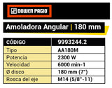 Amoladora Angular 180mm 2300W DP-MAG